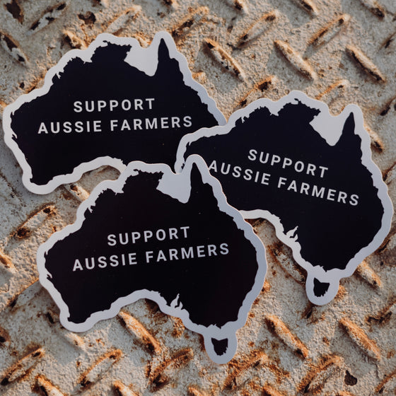 SUPPORT AUSSIE FARMERS STICKER