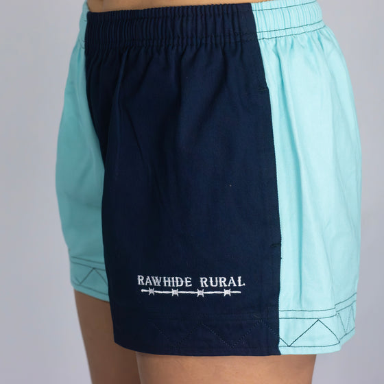 NAVY & LIGHT BLUE RUGBY SHORTS