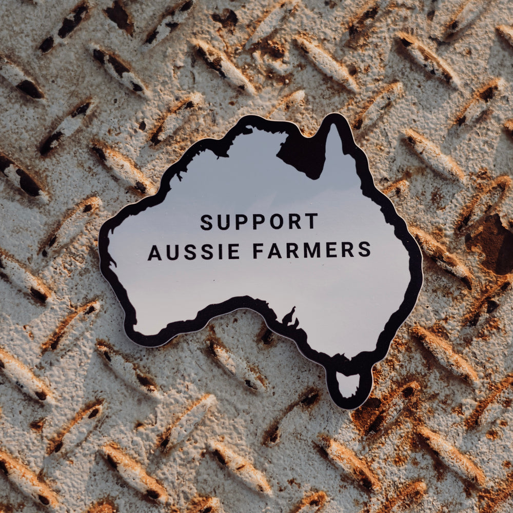 SUPPORT AUSSIE FARMERS STICKER