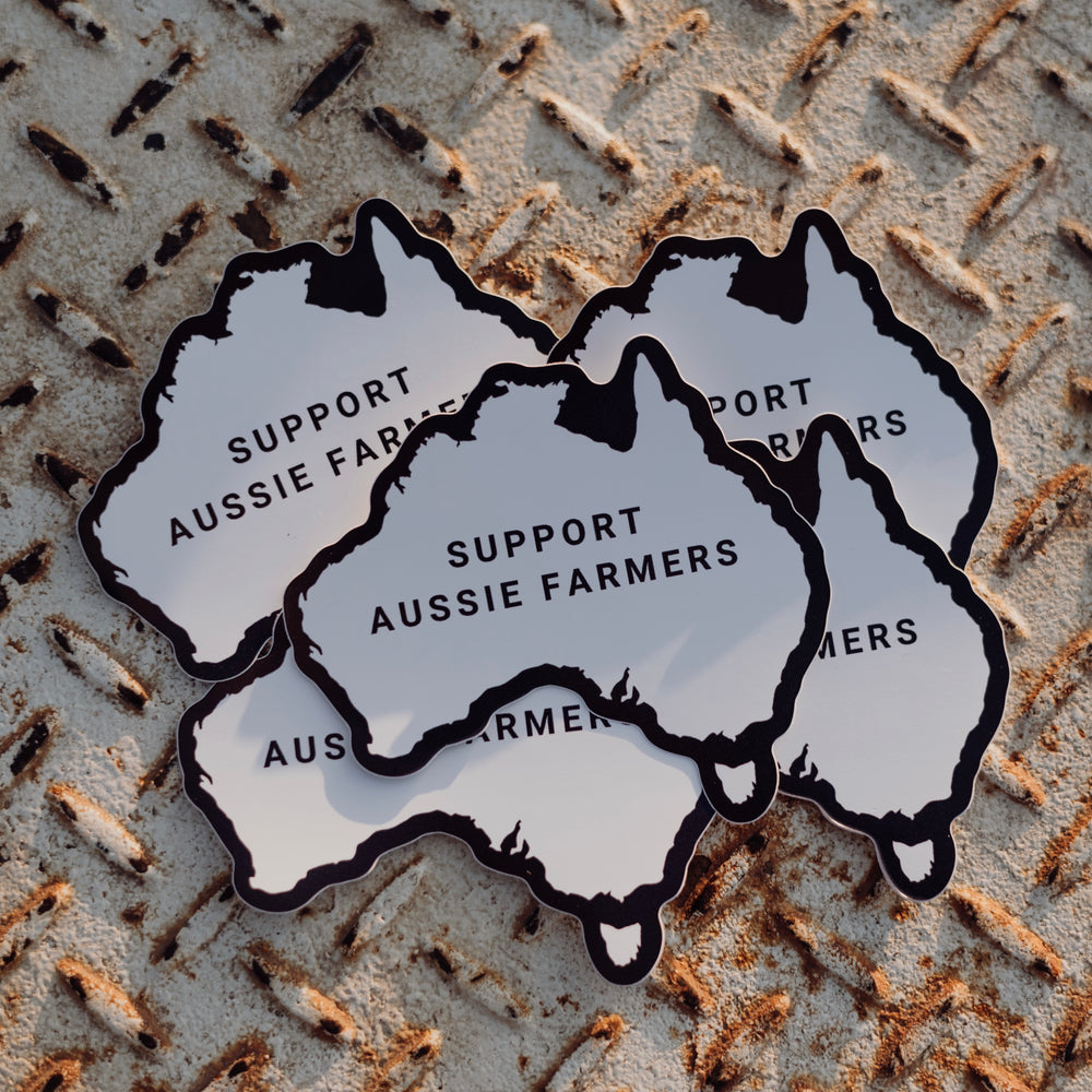 SUPPORT AUSSIE FARMERS STICKER